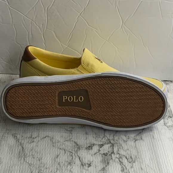 Polo Ralph Lauren Thompson Yellow Casual Slip on - Picture 4 of 11
